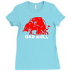 bad bull (2) Ladies Fitted T-Shirt