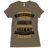 Super Cool Granddaughter Of A Freaking Awesome Grammy Ladies Fitted T-Shirt