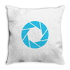 camera shutter Throw Pillow