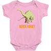 never forget Baby Bodysuit