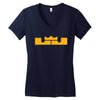 King Lebron Women's V-Neck T-Shirt