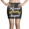 kings are born in august Mini Skirts