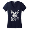 pi rate Women's V-Neck T-Shirt