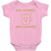 over caffeinated (2) Baby Onesie