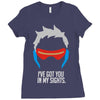i've got you in my sights Ladies Fitted T-Shirt