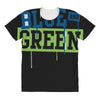 i bleed blue and green All Over Women's T-shirt