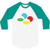 snes super famicom colours 3/4 Sleeve Shirt