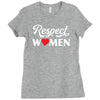 Respect Women Ladies Fitted T-Shirt