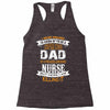 Super Cool Dad Of A Freaking Awesome Nurse Racerback Tank