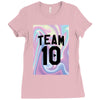 Holographic Team 10 Ladies Fitted T-Shirt