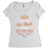 pops the man the myth best pops ever Women's Triblend Scoop T-shirt