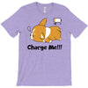 corgi cute puppy low battery charge me T-Shirt