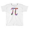 spring pi tshirts  flowery colorful pi day gifts Toddler T-shirt