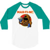 mar   ti   ni! 3/4 Sleeve Shirt