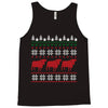 cow christmas Tank Top