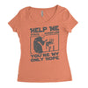 help me stack overflow youre myo nly hope Women's Triblend Scoop T-shirt