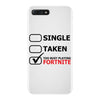 too busy playing fortnite (black) iPhone 7 Plus Case