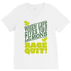 rage quit V-Neck Tee