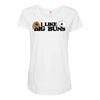 i like big buns bunny love Maternity Scoop Neck T-shirt