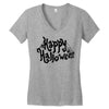 happy halloween 1 Women's V-Neck T-Shirt