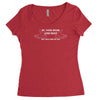 boobs heavy Women's Triblend Scoop T-shirt