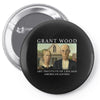 Grant Wood American Gothic Pin-back button