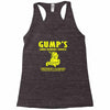 gump's lawn mowing service t shirt Racerback Tank