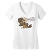 my little bantha Women's V-Neck T-Shirt