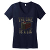 the cake is a lie Women's V-Neck T-Shirt