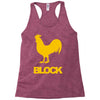 cock block Racerback Tank