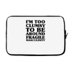too clumsy Laptop sleeve