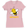 bee happy Ladies Fitted T-Shirt