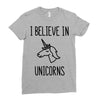 i believe in unicorns Ladies Fitted T-Shirt