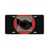 hand shake License Plate