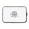 don't be jealous just because i look this good at seventy Laptop sleeve