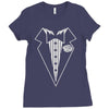 youth kids tuxedo Ladies Fitted T-Shirt
