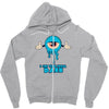 monster eye blue Zipper Hoodie