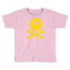 smiley pirate skull and crossbones Toddler T-shirt