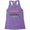 Summer Night Bonfires Beer Racerback Tank