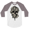 skull snake 3/4 Sleeve Shirt