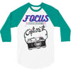 focus and than capture it 3/4 Sleeve Shirt