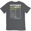 October Girl Facts Libra V-Neck Tee