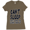 can't sleep clowns show up Ladies Fitted T-Shirt