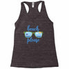 Beach Please Racerback Tank