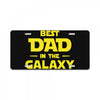 Best Dad in the Galaxy License Plate