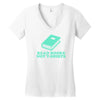 read books not t shirts Women's V-Neck T-Shirt