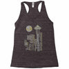 seattle skyline Racerback Tank