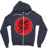 low Zipper Hoodie