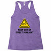 keep out of direct sunlight Racerback Tank