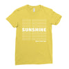 Good Morning Sunshine Ladies Fitted T-Shirt